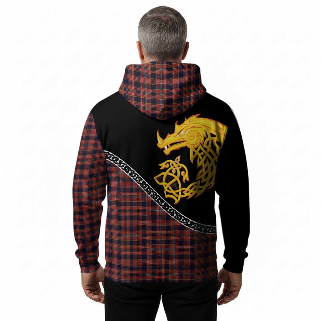 Ogilvie (Ogilvy) Tartan Crest Hoodie Legendary Dragon Knot Half Style