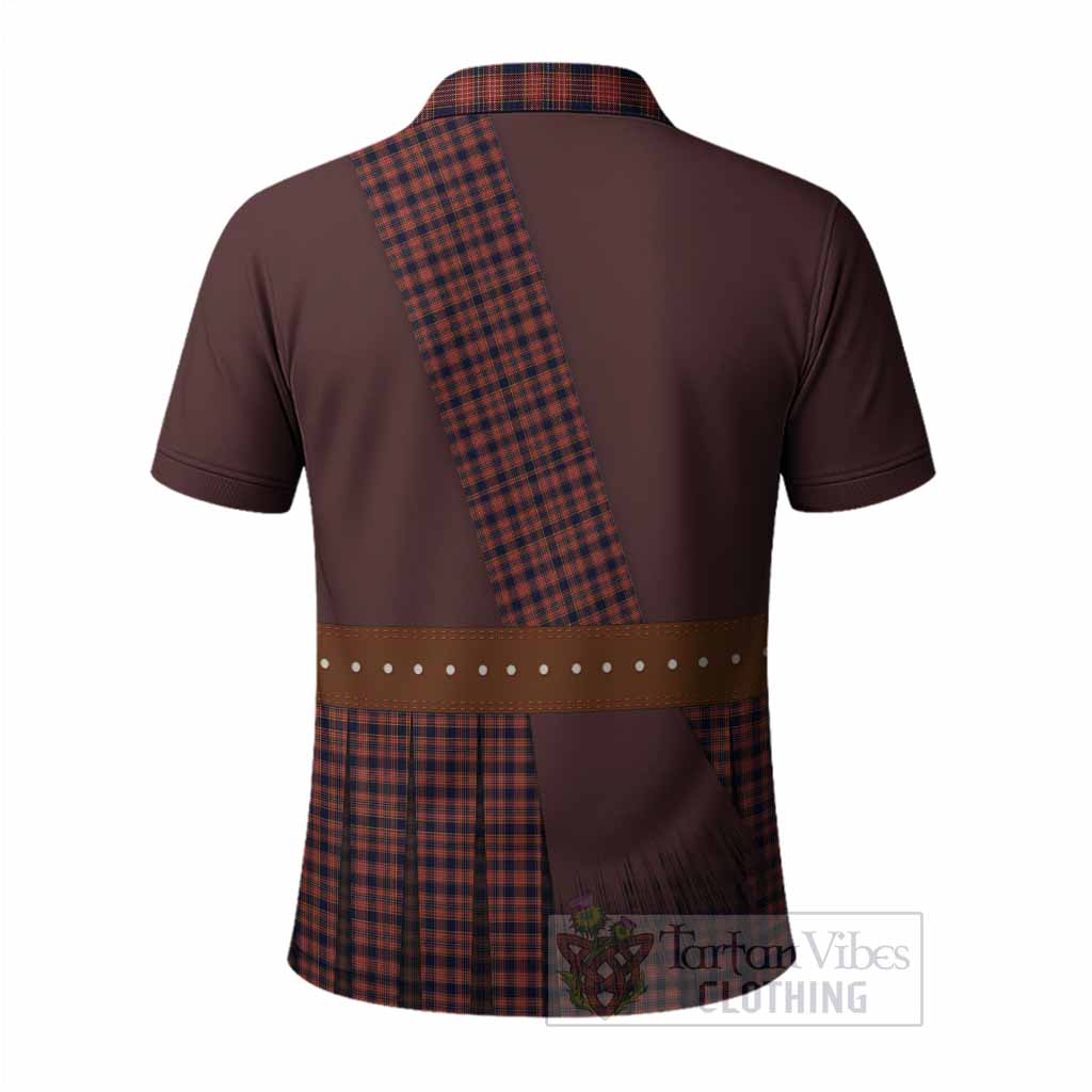 Ogilvie (Ogilvy) Tartan Crest Polo Shirt Kilt Costume Style