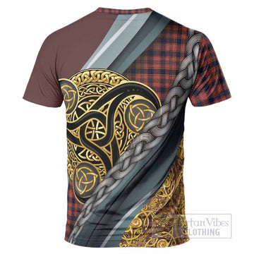 Ogilvie (Ogilvy) Tartan Crest T-Shirt Scottish Triskele Celtic