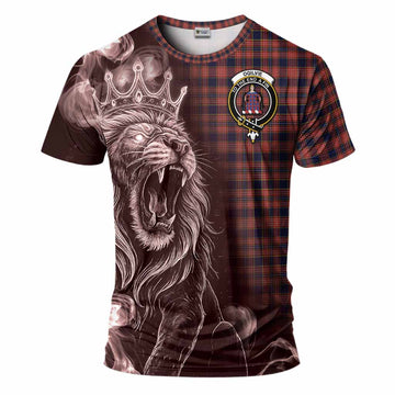 Ogilvie (Ogilvy) Tartan T-Shirt Roaring Lion Heritage
