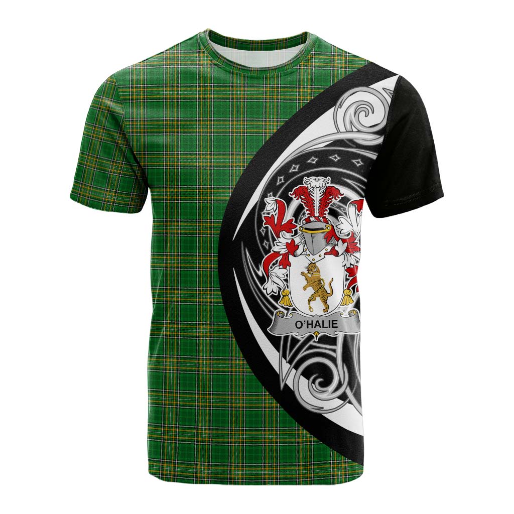 O'Halie Irish Clan Cotton T-shirt Celtic Circle Style Kid's Shirt - Tartan Vibes Clothing