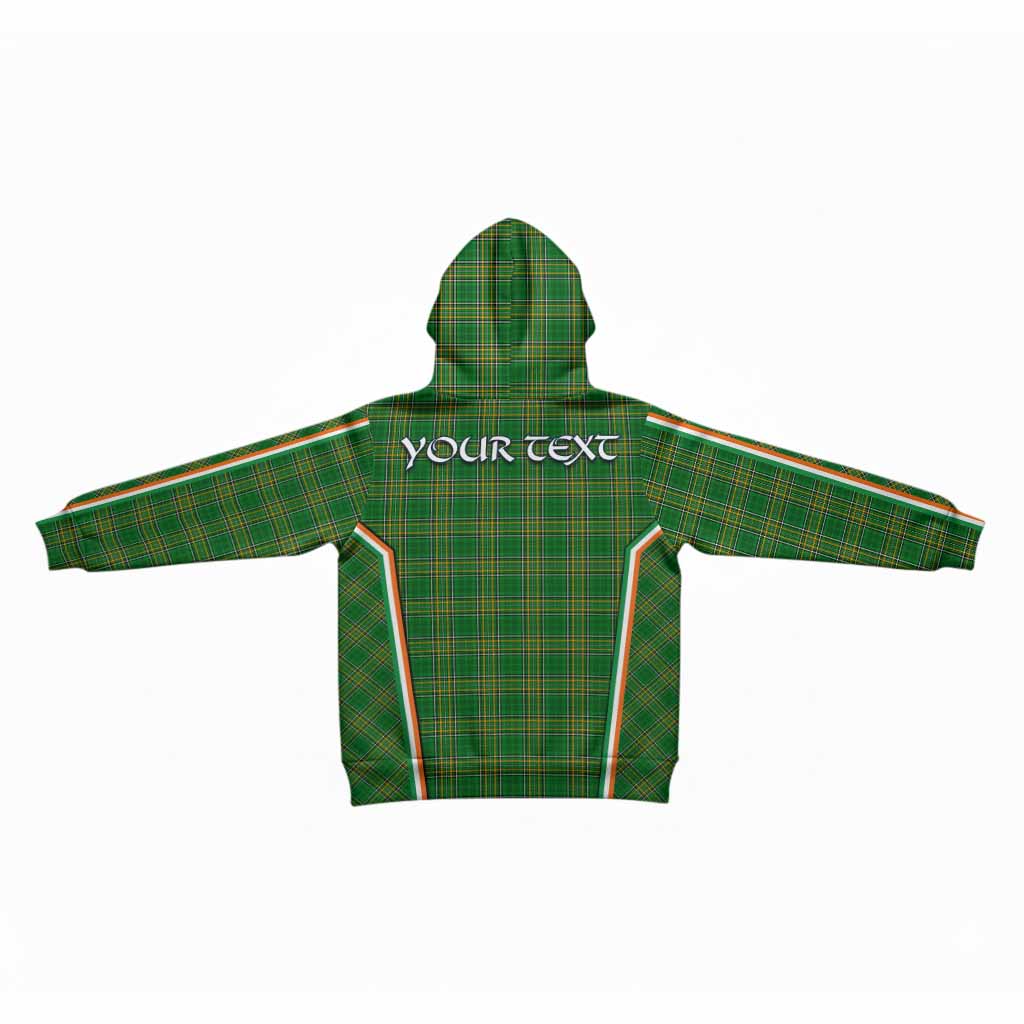 O'Halie Irish Clan Coat of Arm Tartan Kid Hoodie Flag Style