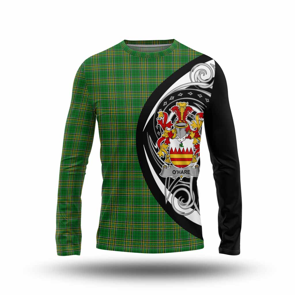 O'Hare Irish Clan Long Sleeve T-Shirt Celtic Circle Style Unisex - Tartan Vibes Clothing