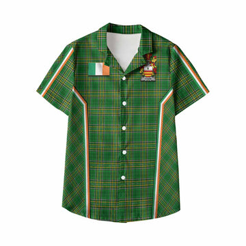 O'Hare Irish Clan Coat of Arm Tartan Kid Hawaiian Shirt Flag Style