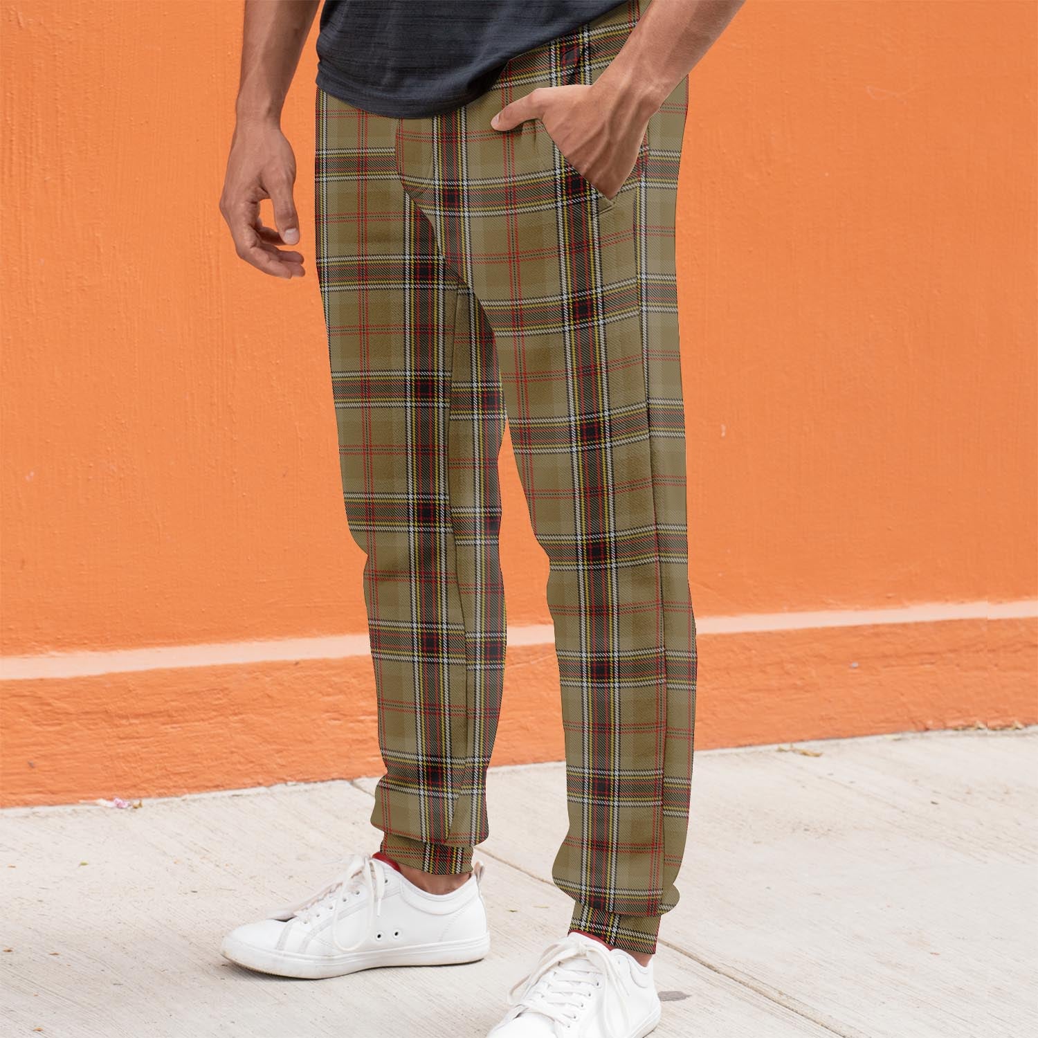 O'Keefe Tartan Joggers Pants S - Tartan Vibes Clothing