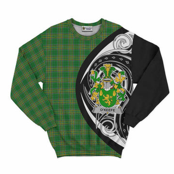Tartan Vibes Clothing O'Keefe Irish Clan Sweatshirt Celtic Circle Style