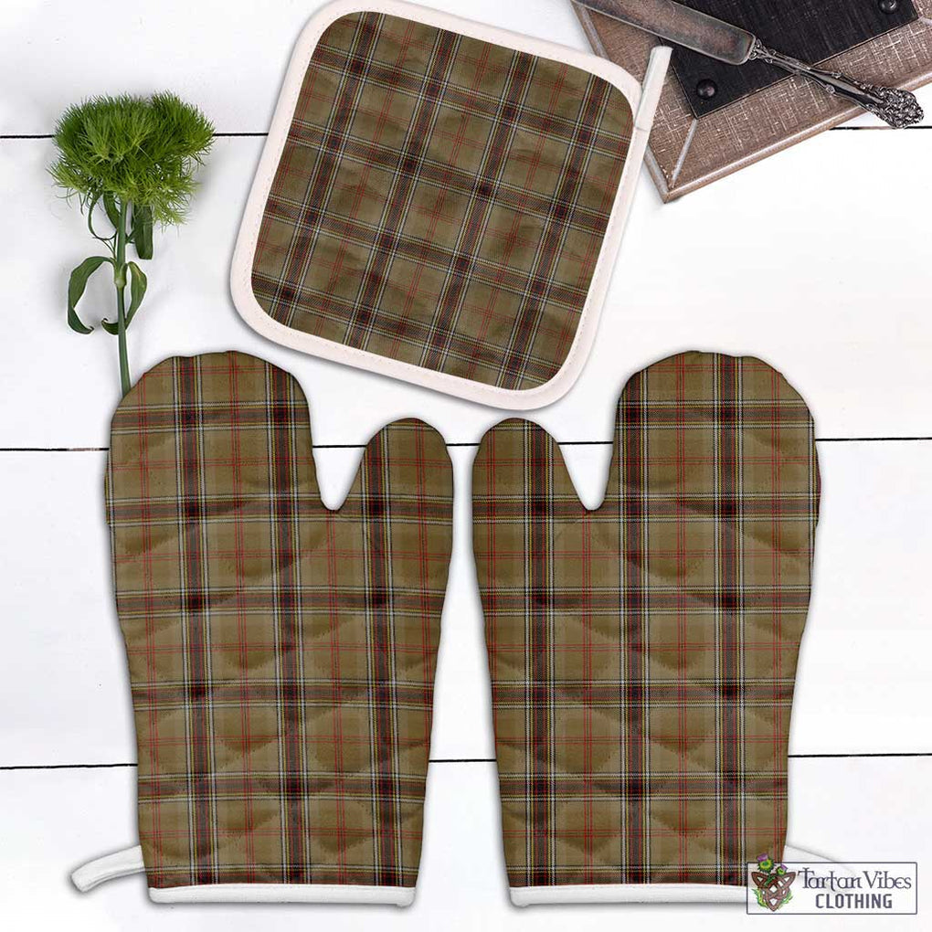 O'Keefe Tartan Combo Oven Mitt & Pot-Holder Combo 2 Oven Mitt & 1 Pot-Holder Black - Tartan Vibes Clothing