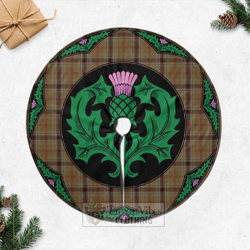O'Keefe Tartan Christmas Tree Skirt Scottish Thistle Style Casual Tree Skirts - Tartan Vibes Clothing