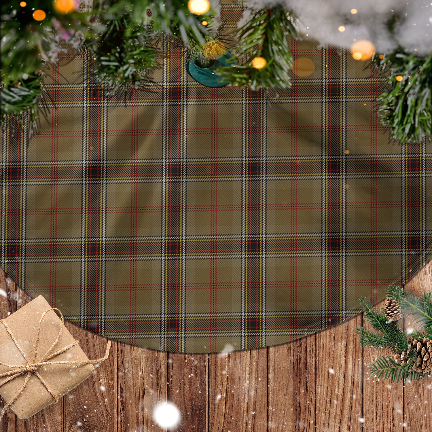 O'Keefe Tartan Christmas Tree Skirt - Tartanvibesclothing