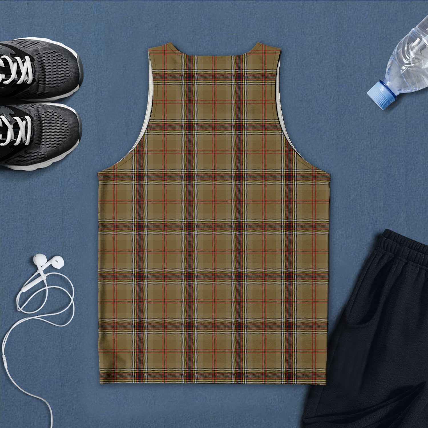 O'Keefe Tartan Mens Tank Top - Tartan Vibes Clothing