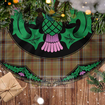 O'Keefe Tartan Christmas Tree Skirt Scottish Thistle Style - Tartan Vibes Clothing
