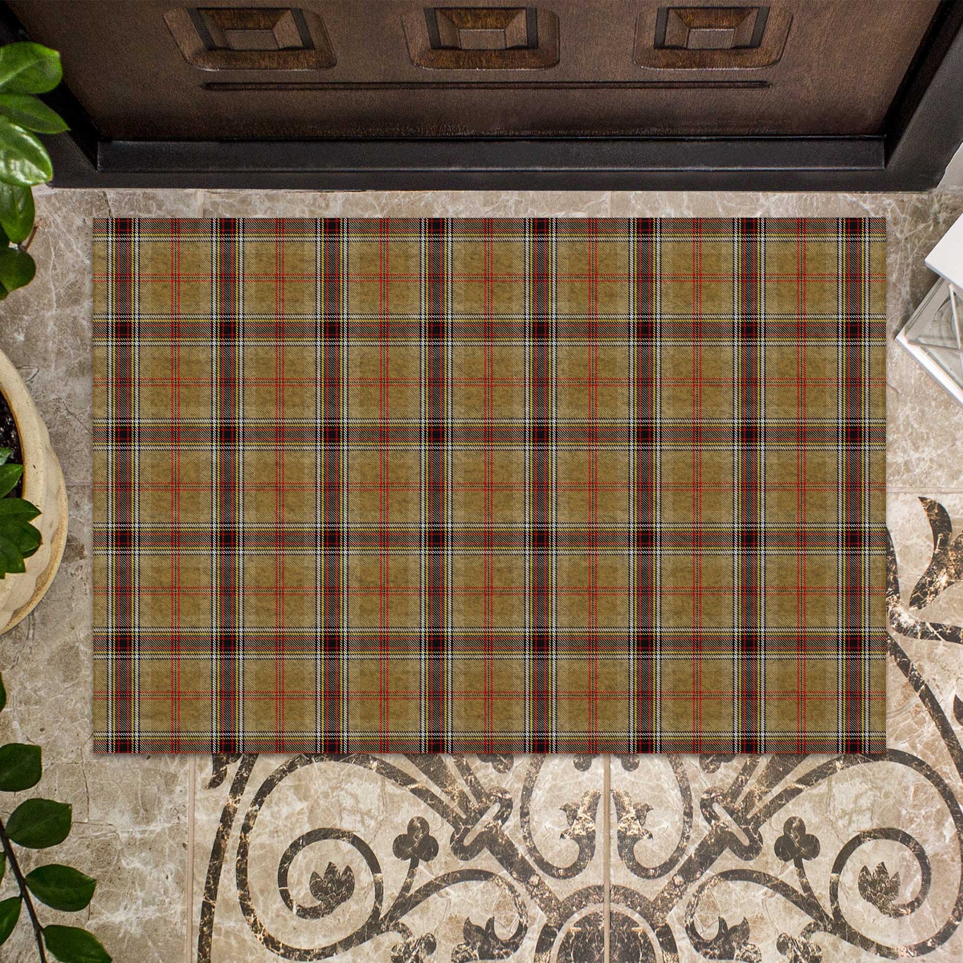 O'Keefe Tartan Rubber Doormat - Tartan Vibes Clothing
