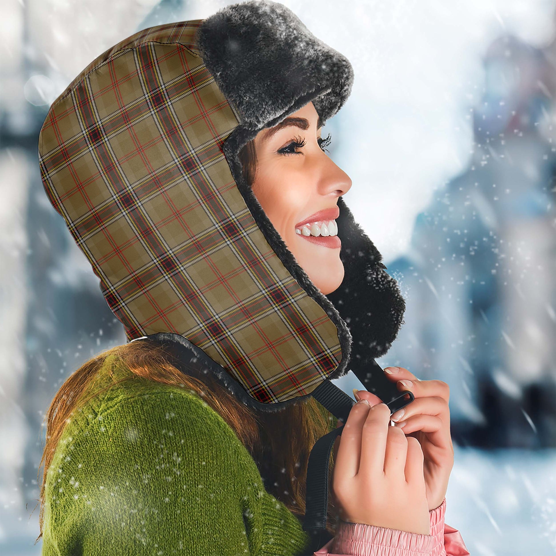 O'Keefe Tartan Winter Trapper Hat - Tartan Vibes Clothing