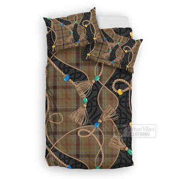 O'Keefe Scottish Tartan Twisted Ropes Stylized Bedding Set UK Bedding Set UK Double 79*79 inch - Tartan Vibes Clothing