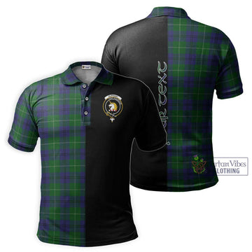 Oliphant Tartan Polo Shirt with Family Crest and Half Of Me Style Kid - Tartan Vibes Clothing