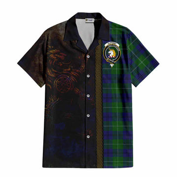 Oliphant Tartan Family Crest Hawaiian Shirt Alba Gu Brath Be Brave Lion Ancient Style Kid - Tartan Vibes Clothing