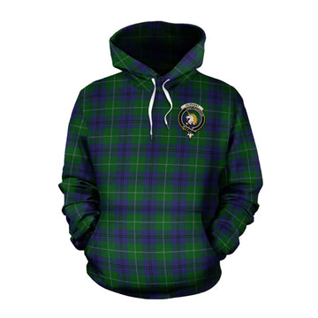 Oliphant Tartan Cotton Hoodie with Family Crest Celtic Skull Style Pullover Hoodie XS - Tartan Vibes Clothing