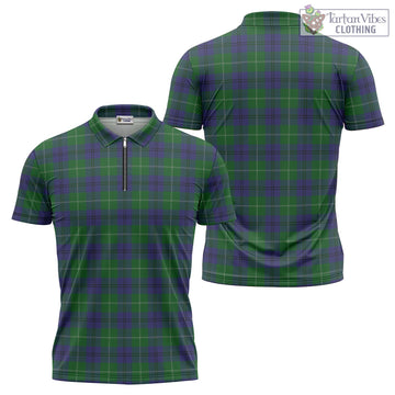 Oliphant Tartan Zipper Polo Shirt Unisex - Tartan Vibes Clothing