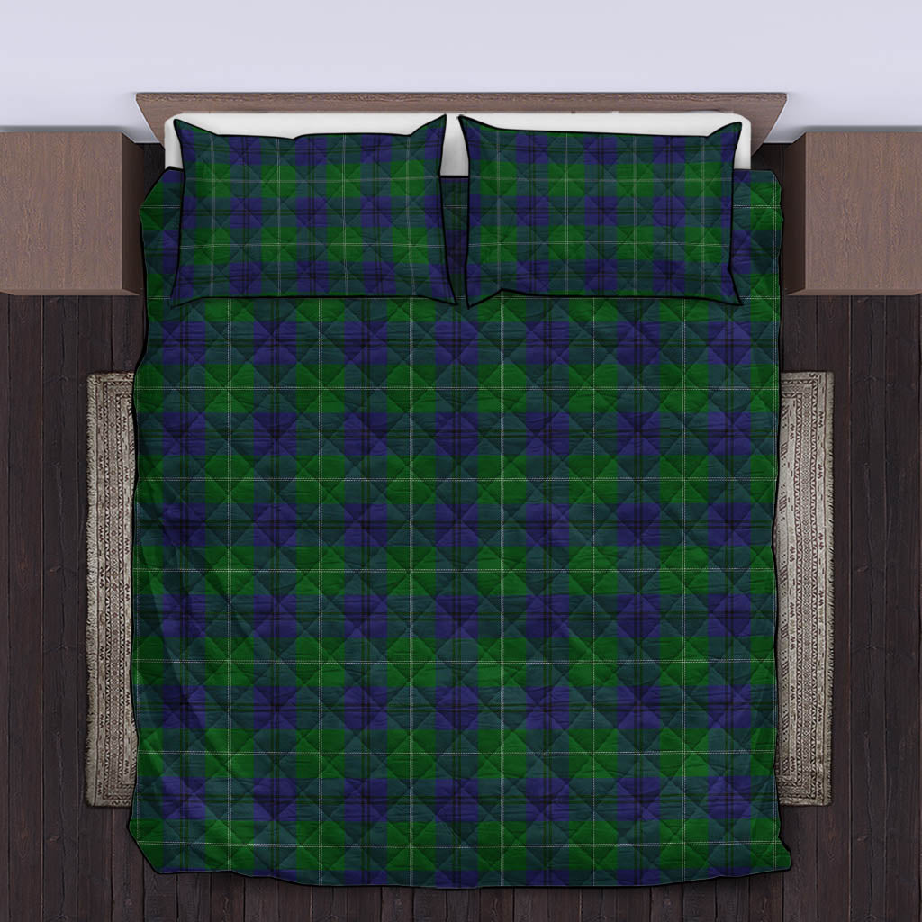 Oliphant Tartan Quilt Bed Set King - Tartan Vibes Clothing