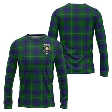 Oliphant Tartan Long Sleeve T-Shirt with Family Crest Unisex - Tartan Vibes Clothing