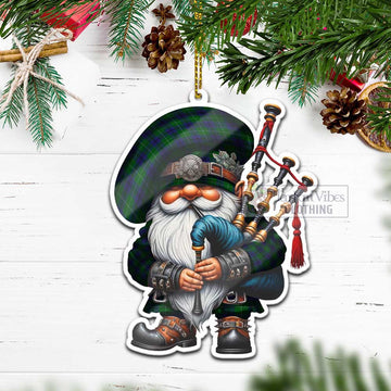 Oliphant Tartan Bagpiper Gnome Christmas Ornament - Tartan Vibes Clothing