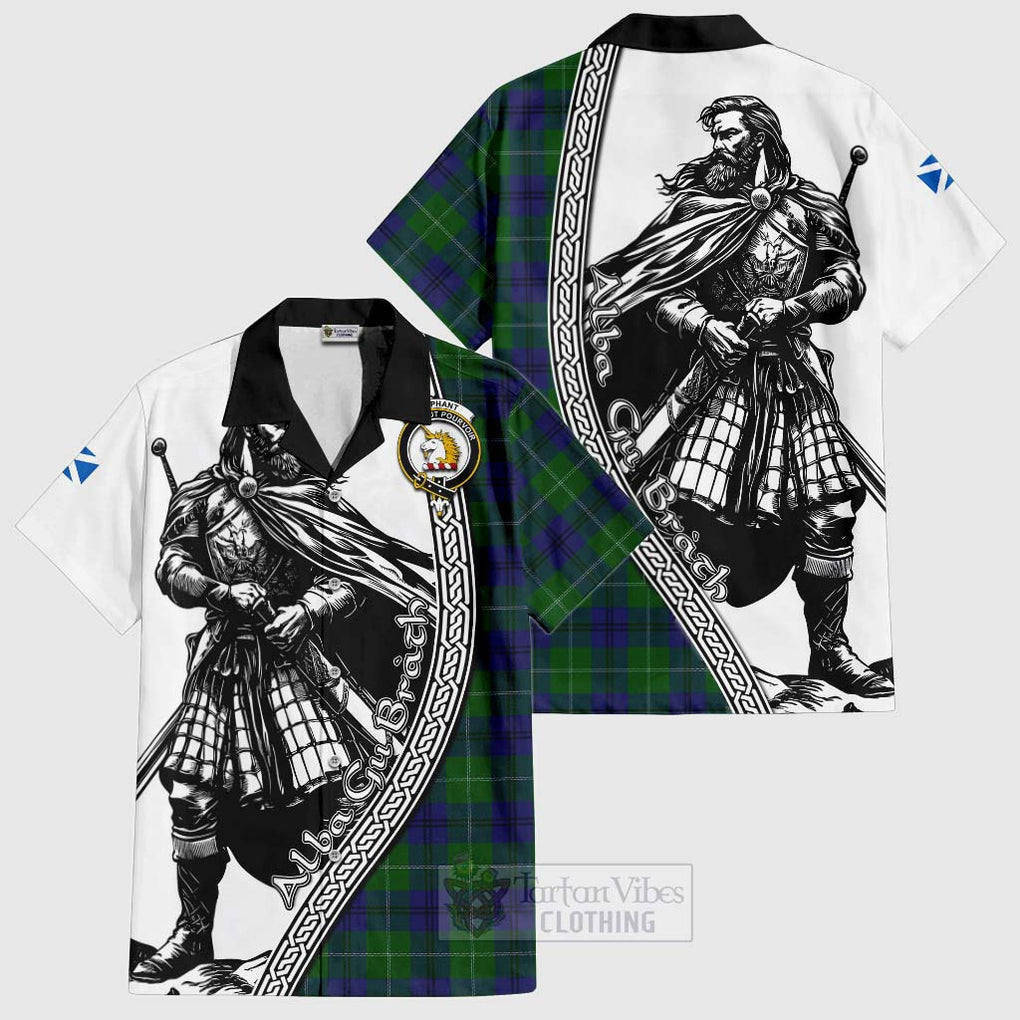 Oliphant Tartan Clan Crest Hawaiian Shirt with Highlander Warrior Celtic Style Kid - Tartan Vibes Clothing