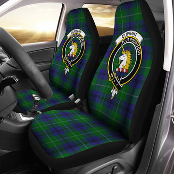 Oliphant Tartan Car Seat Cover with Family Crest One Size - Tartan Vibes Clothing
