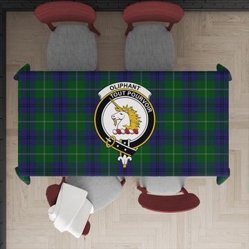 Oliphant Tartan Tablecloth with Family Crest XL 57.1"x70.9"(145x180cm) - Tartan Vibes Clothing