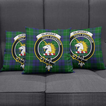 Oliphant Tartan Pillow Cover with Family Crest Rectangle Pillow Cover 51*91cm - Tartan Vibes Clothing