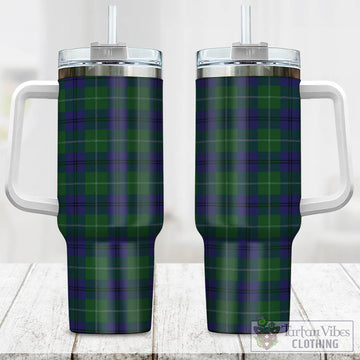 Oliphant Tartan Tumbler with Handle One Size 40 OZ - Tartan Vibes Clothing