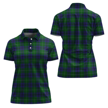 Oliphant Tartan Polo Shirt For Women