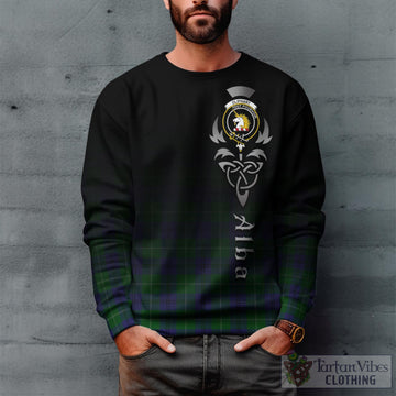 Oliphant Tartan Sweatshirt Featuring Alba Gu Brath Family Crest Celtic Inspired Unisex - Tartan Vibes Clothing