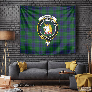 Oliphant Tartan Tapestry Wall Hanging and Home Decor for Room with Family Crest Tapestry - Tartan Vibes Clothing