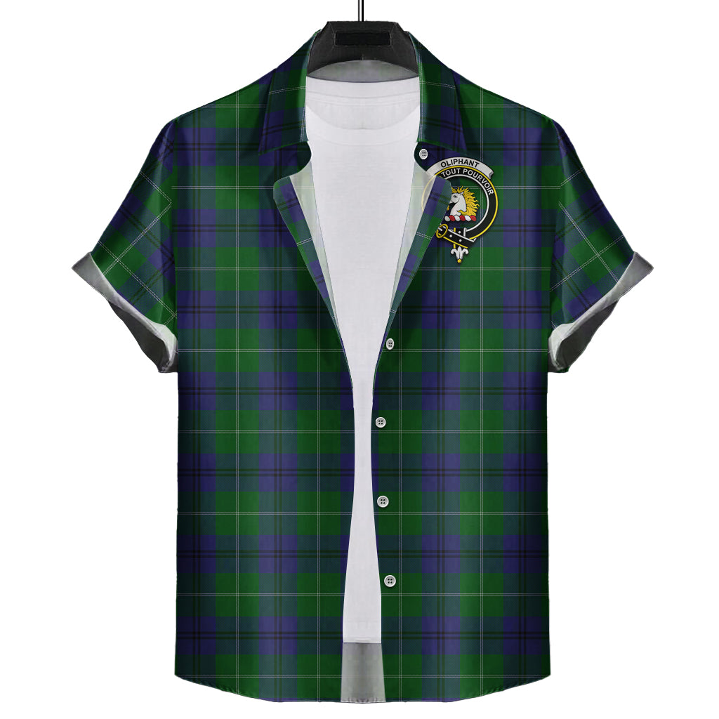 Oliphant Tartan Hawaiian Shirt with Family Crest Kid - Tartan Vibes Clothing