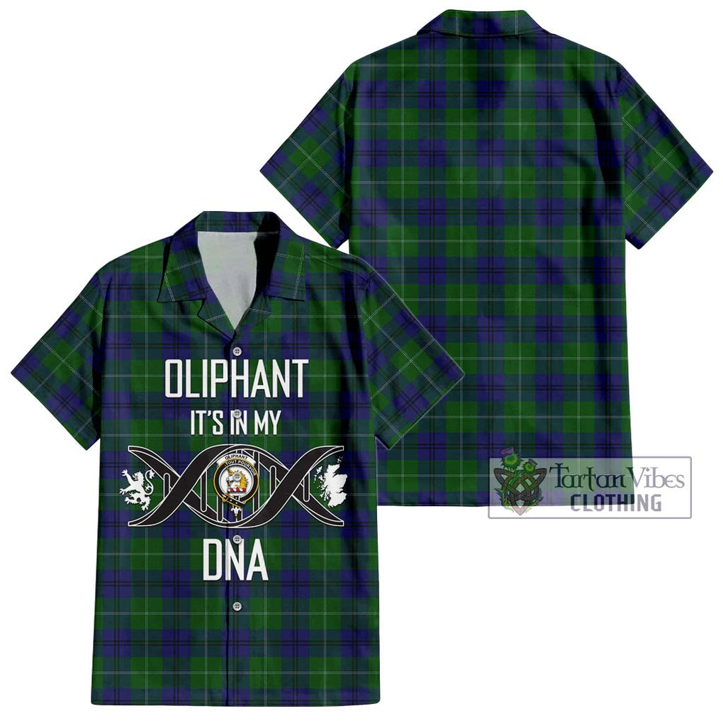 Oliphant Tartan Hawaiian Shirt with Family Crest DNA In Me Style Kid - Tartan Vibes Clothing