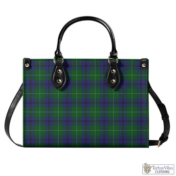 Oliphant Tartan Luxury Leather Handbags L - Tartan Vibes Clothing