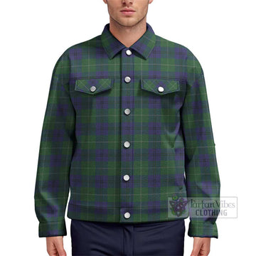 Oliphant Tartan Unisex Lapel Cotton Jacket Unisex - Tartan Vibes Clothing