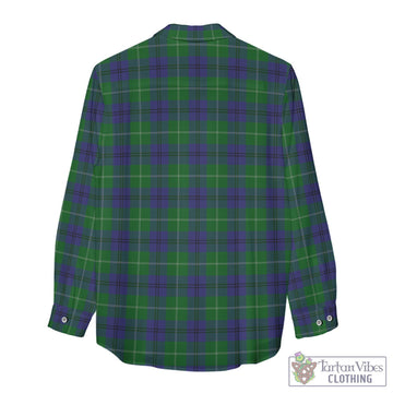 Oliphant Tartan Womens Casual Shirt with Family Crest