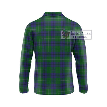 Oliphant Tartan Long Sleeve Polo Shirt with Family Crest DNA In Me Style - Tartan Vibes Clothing