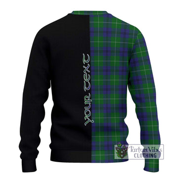 Oliphant Tartan Ugly Sweater with Family Crest and Half Of Me Style - Tartan Vibes Clothing