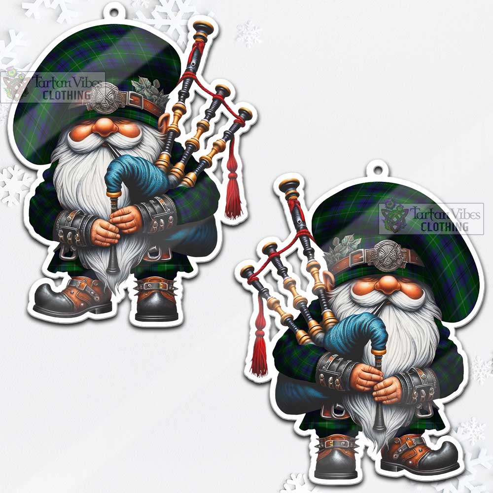 Oliphant Tartan Bagpiper Gnome Christmas Ornament - Tartan Vibes Clothing
