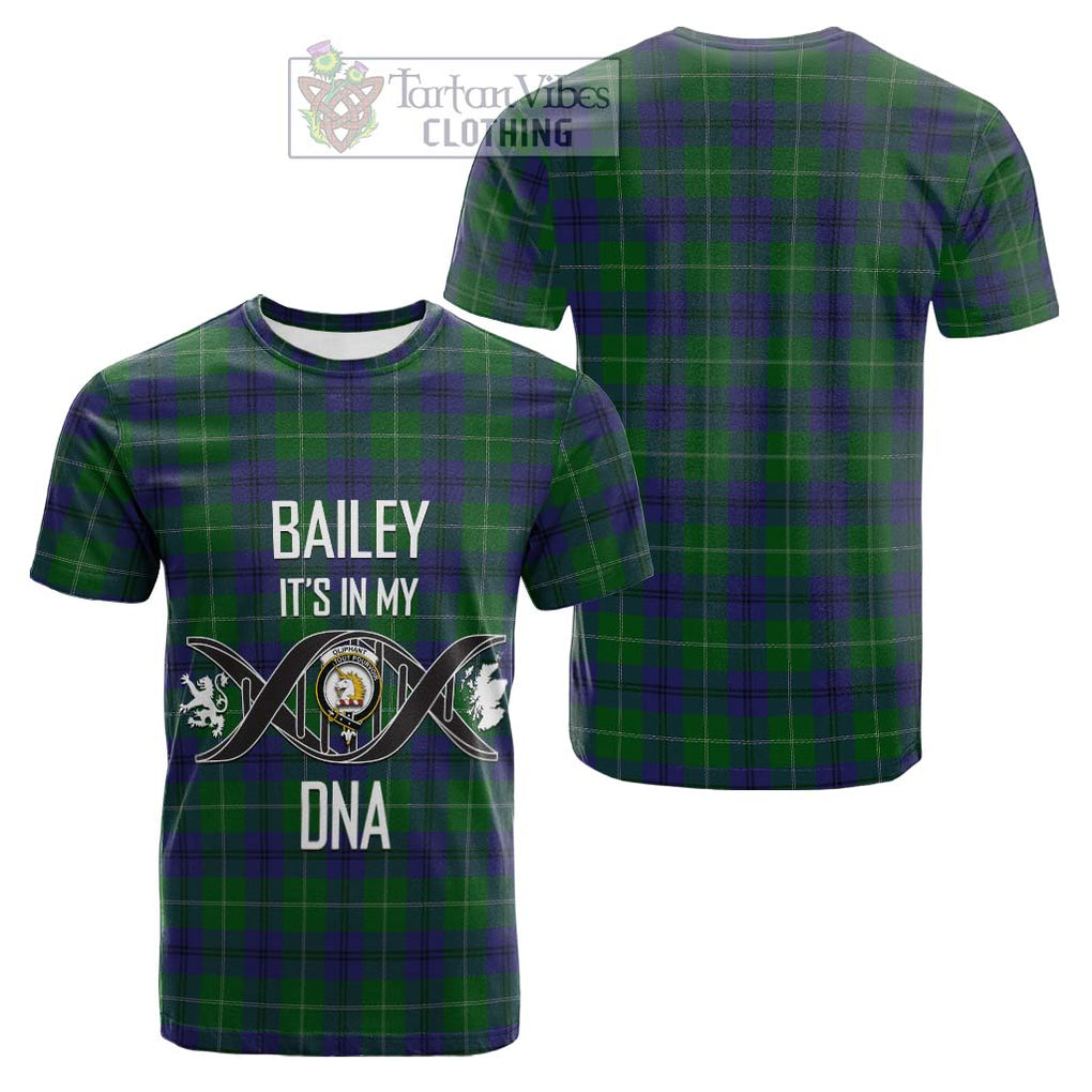 Tartan Vibes Clothing Oliphant Tartan Cotton T-shirt with Family Crest DNA In Me Style