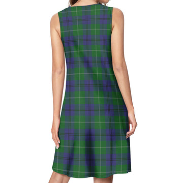 Oliphant Tartan Womens Casual Dresses - Tartanvibesclothing
