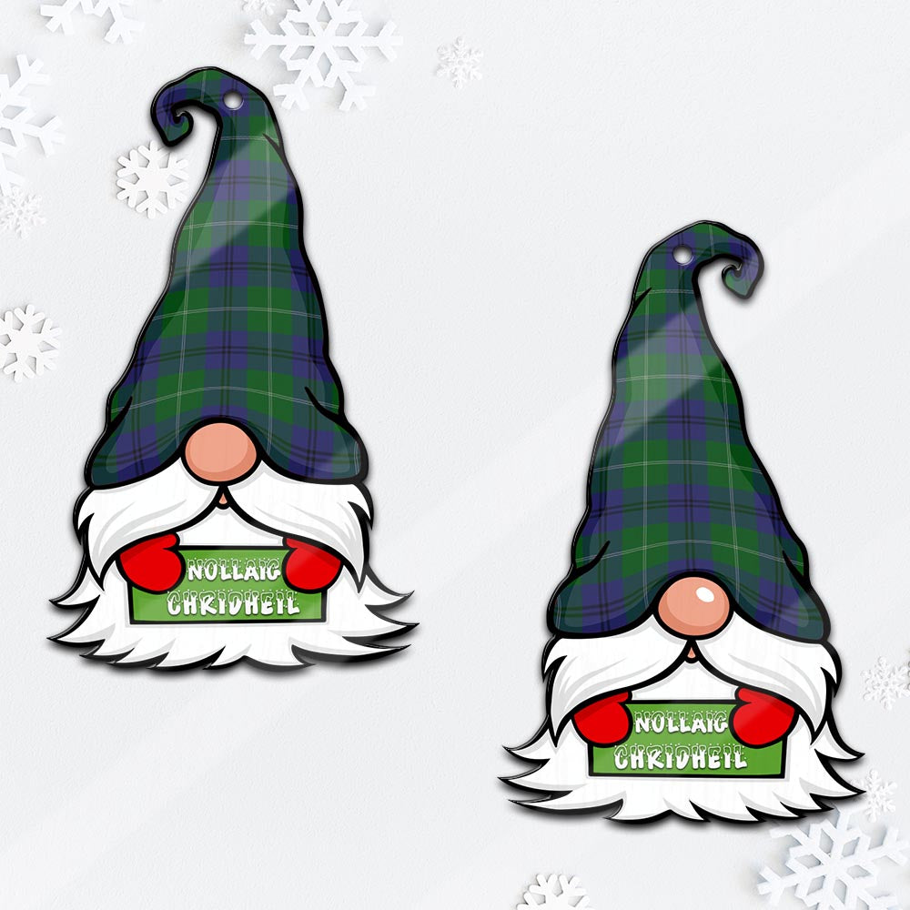 Oliphant Gnome Christmas Ornament with His Tartan Christmas Hat - Tartan Vibes Clothing