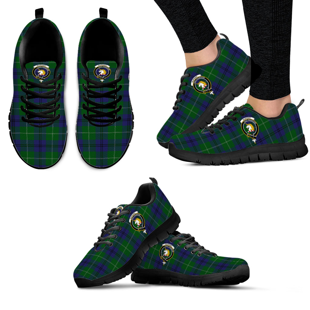 Oliphant Tartan Sneakers with Family Crest - Tartan Vibes Clothing