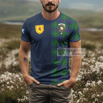 Oliphant Tartan T-Shirt Alba with Scottish Lion Royal Arm Half Style - Tartan Vibes Clothing