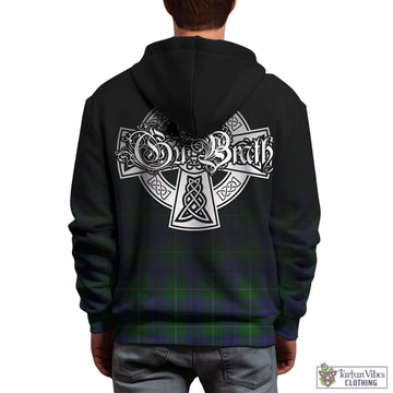 Oliphant Tartan Hoodie Featuring Alba Gu Brath Family Crest Celtic Inspired - Tartan Vibes Clothing
