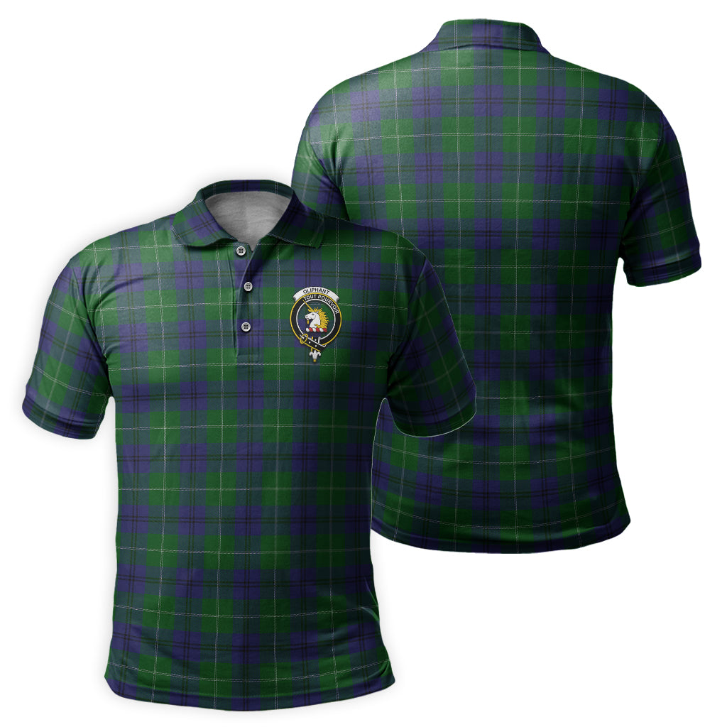 Oliphant Tartan Men's Polo Shirt with Family Crest - Tartan Vibes Clothing