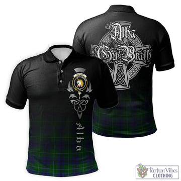 Oliphant Tartan Polo Shirt Featuring Alba Gu Brath Family Crest Celtic Inspired