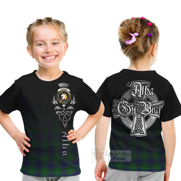 Oliphant Tartan Kid T-Shirt Featuring Alba Gu Brath Family Crest Celtic Inspired - Tartan Vibes Clothing